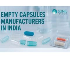 Best empty capsules manufacturers in India