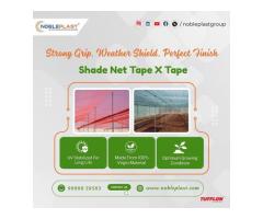 Premium Shade Net Tape X Tape UV Stabilized, Durable & Weather Resistant for Greenhouse Farming