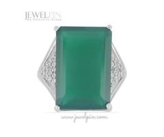 Green Gemstone Rings for Every Occasion JewelPin Collection - 4