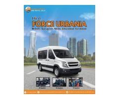 Luxury Force Urbania Van on Rent in Delhi Hire Now