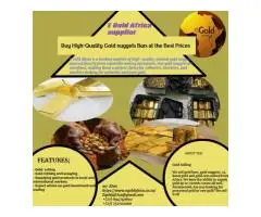 COMMODITY GOLD BARS / NUGGETS FOR SALE