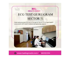 Accurate ECG Test in Gurugram Sector 51 Health Quest Diagnostics
