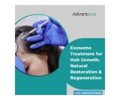 Exosome Treatment for Hair Growth Natural Restoration & Regeneration