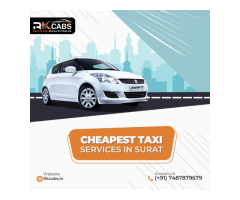 Reliable & Cheapest Taxi Services in Surat Hassle-Free Rides