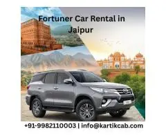Fortuner Car Rental in Jaipur Affordable & Comfortable Ride