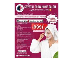 Crystal Glow Home Salon Professional Ladies Beauty Care