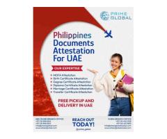 Philippine Document Attestation Services in the UAE Prime Global Attestation