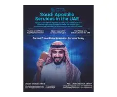 UAE to Saudi Apostille Services Authenticate Your Documents Smoothly