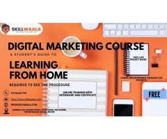 Free Online Internship Digital marketing course with Certificate by SkillWaala
