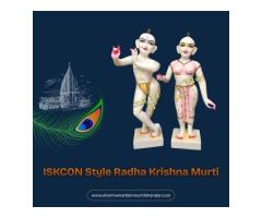 Order ISKCON Style Radha Krishna Murti for Temple