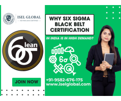 Why Six Sigma Black Belt Certification in India is in High Demand