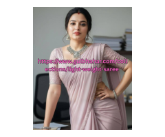 Lightweight Sarees Designed For Graceful Comfort And Everyday Elegance