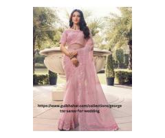 Elegant Georgette Wedding Sarees Crafted For Grace And Luxury