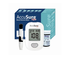 Accusure Glucometer Sugar Test Machine