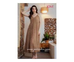 Womens Long Maxi Dress Styles at JOVI Fashion India - 8