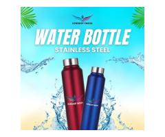 Stainless Steel Water Bottle 500 ml & 1 Litre Durable Hydration by Kinship India