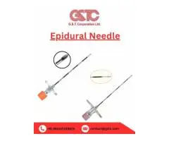 High-Quality Epidural Needle Safe & Precise Epidural Anesthesia