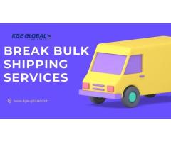 Break Bulk Shipping Services KGE Global Logistics