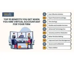Top 10 Benefits You Get When You Hire a Virtual Accountant for Your Firm