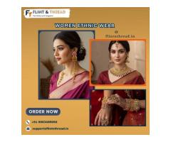 Latest Collection of Women Ethnic Wear Online Flint&thread