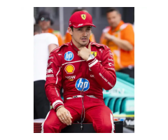 Charles Leclerc F1 Belgian Grand Ferrari Red Jumpsuit