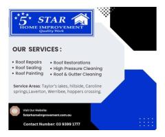Best & Top Roof Repairs & Restoration Services in Altona, VIC - 5starhomeimprovement