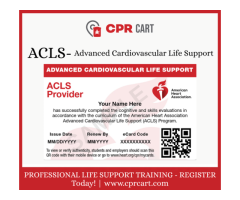 Earn AHA ACLS Provider eCard Online Learning Skills Testing