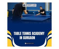 Join the best table tennis academy in Gurgaon today