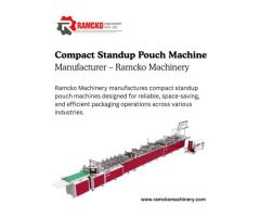 Compact Standup Pouch Machine Manufacturer Ramcko Machinery