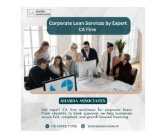 Corporate Loan Services Expert CA Firm Assistance for Business Growth