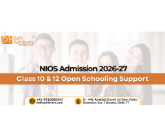 NIOS Admission   Class 10 & 12 Open Schooling Support Delhi Achievers