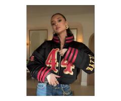 Kristin Juszczyk San Francisco 49ers Puffer Jacket
