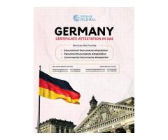 Germany Certificate Attestation in UAE Quick & Trusted