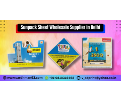 Sunpack Sheet Board Printing in Delhi Waterproof Printing Solutions