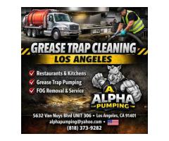 Grease Trap Cleaning Los Angeles for Restaurants
