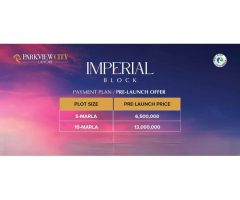 10 Marla Corner Plot for Sale in Imperial Block Park View City Lahore
