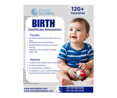 Birth Certificate Attestation Services for Long-Term UAE Residents