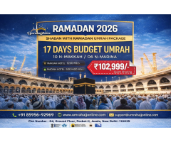 Affordable Shaban with Ramadan Umrah Package   from India