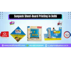 Sunpack Sheet-Board Printing in Delhi High Quality & Affordable Service