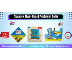 Sunpack Sheet-Board Printing in Delhi High Quality & Affordable Service