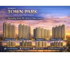 Sobha TownPark Urban Township Living on Hosur Road with Multiple Tower Clusters