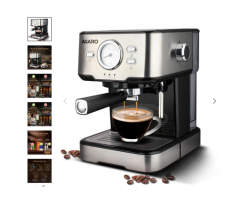 Agaro Imperial Espresso Coffee Maker Stainless Steel