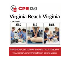 Fast AHA Approved CPR & Life Support Certification Virginia Beach