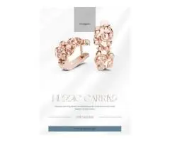 Buy Luxury Designer Floral Gold Huggie Earrings Online Elegant Everyday Style
