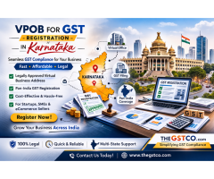 Simplify GST Registration with VPOB Services in Karnataka TheGSTCo