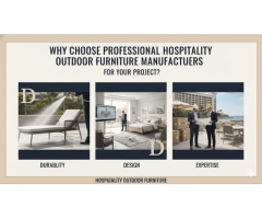 Why Choose Professional Hospitality Outdoor Furniture Manufacturers for Your Project