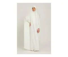 Elegant White Abaya for Women Abaya Dress 35% Off