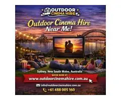 Outdoor Cinema Hire Near Me for Backyard Movie Nights