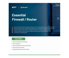 Essential Firewall / Router Monitoring 24/7 Network Edge Protection