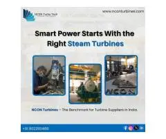 Top Steam Turbine Manufacturers in Bangalore Nconturbines